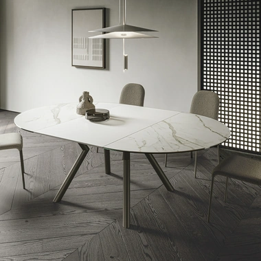 Tavolo rotondo allungabile Oliver di Sedit