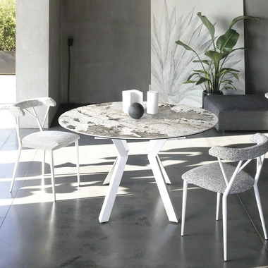 Tavolo in ceramica Zoe Round di Sedit