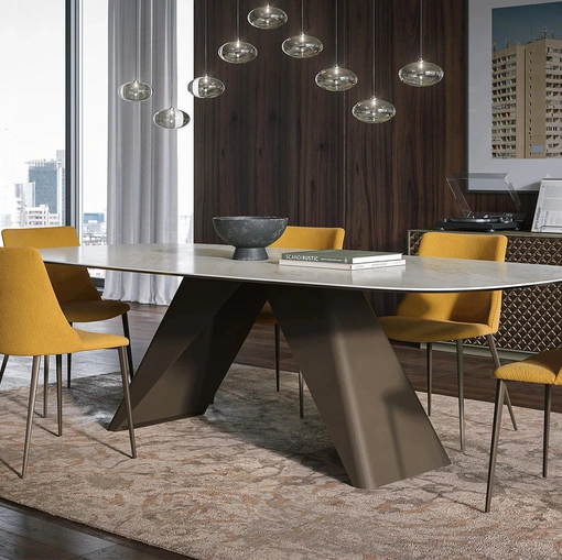 Tavolo Simposio in ceramica di Tonin Casa