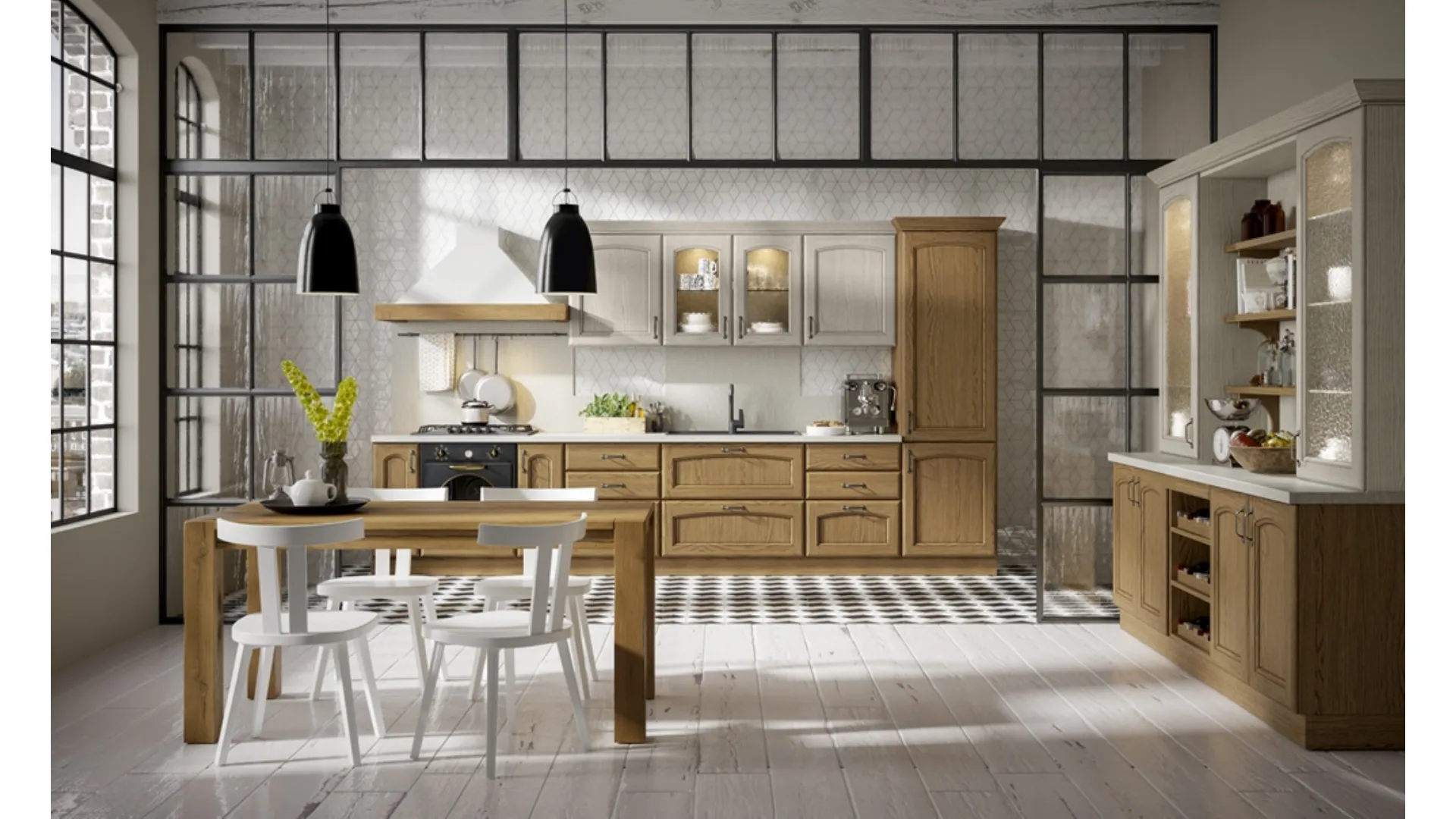 Cucina Classica Cantica angolare di Home Cucine