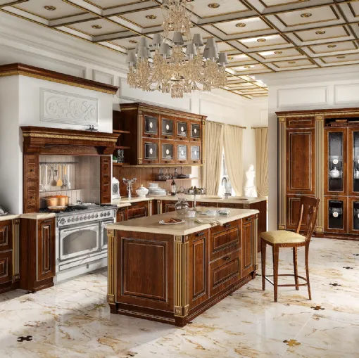 Cucina Classica Imperial con isola di Home Cucine