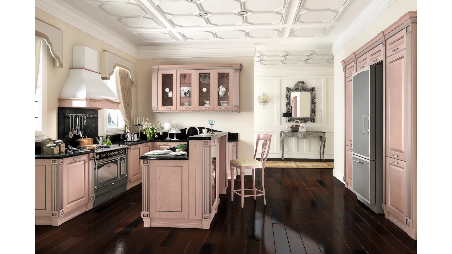 Cucina Classica Imperial con isola di Home Cucine