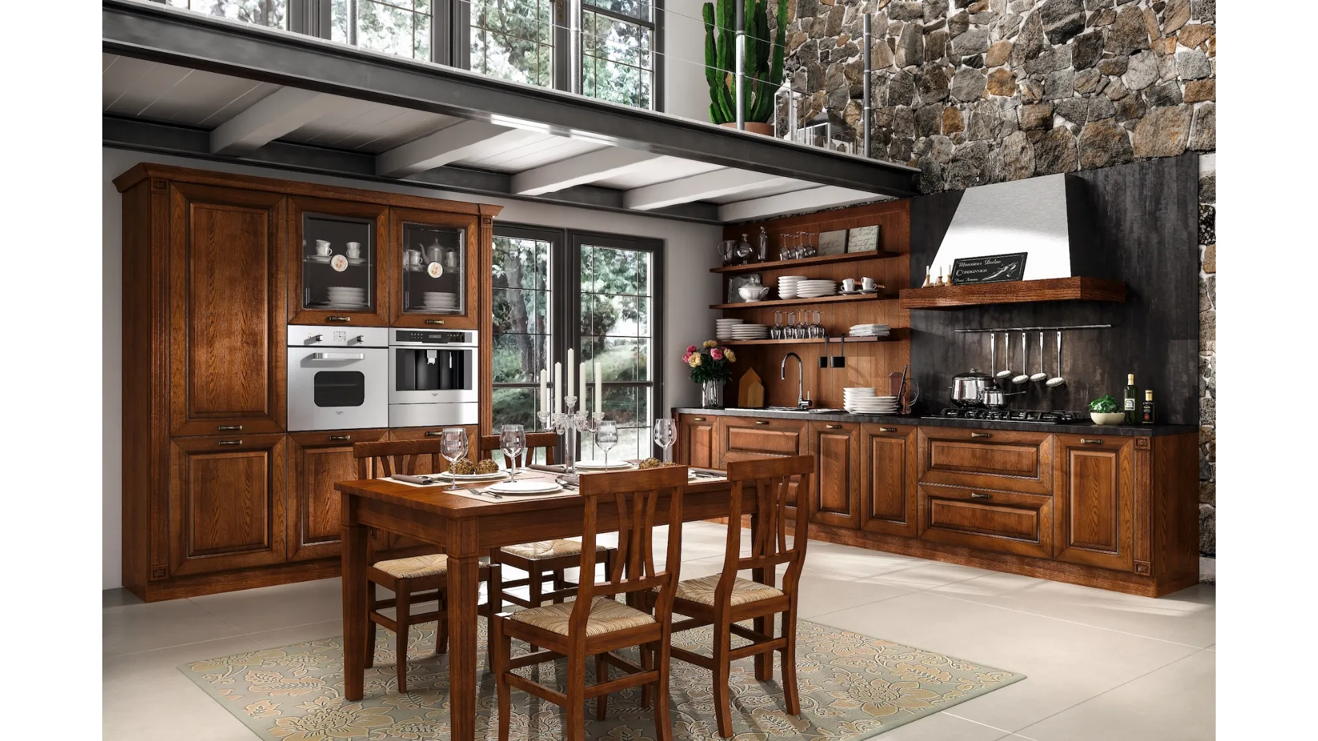Cucina Classica Regale angolare di Home Cucine