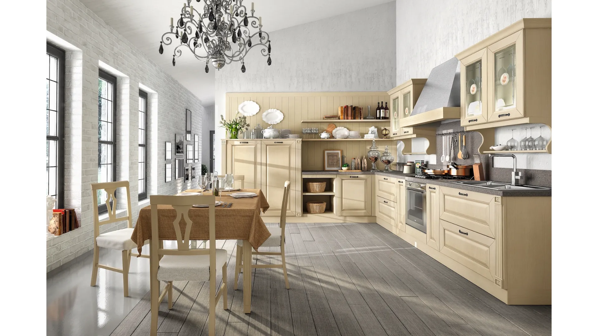 Cucina Classica Regale angolare di Home Cucine
