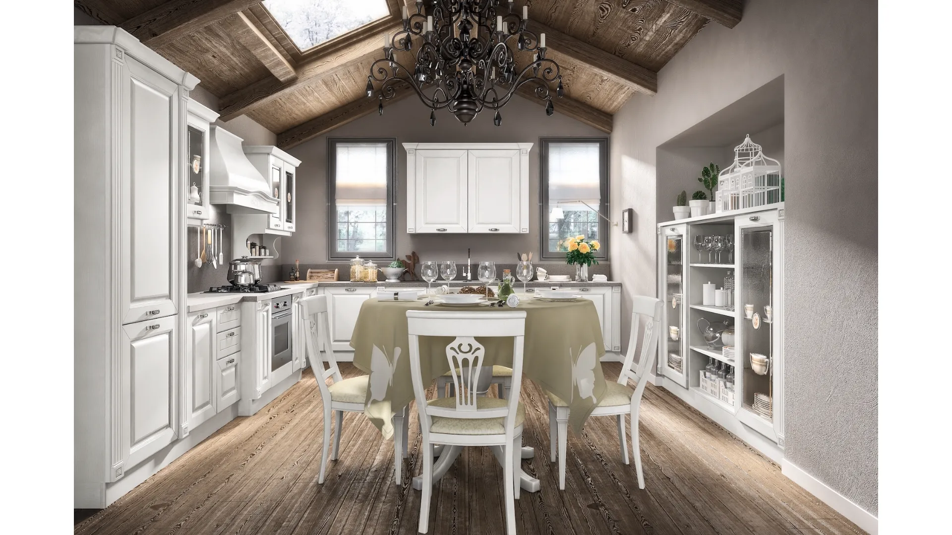 Cucina Classica Regale angolare di Home Cucine