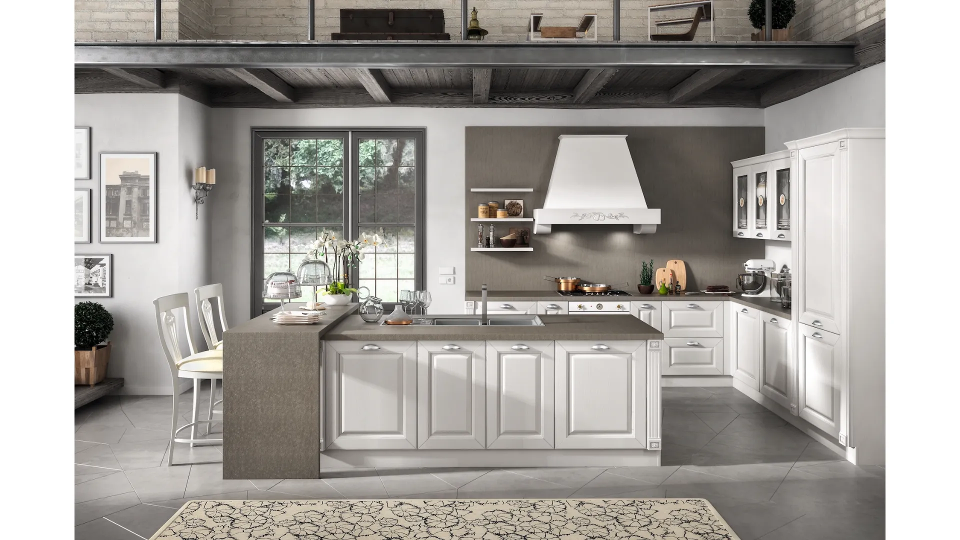 Cucina Classica Regale con isola di Home Cucine