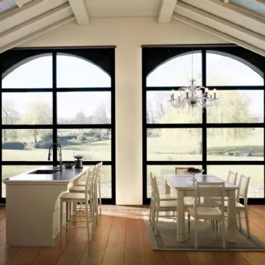 Cucina Classica Store in legno laccato Grigio di Le Cucine dei Mastri