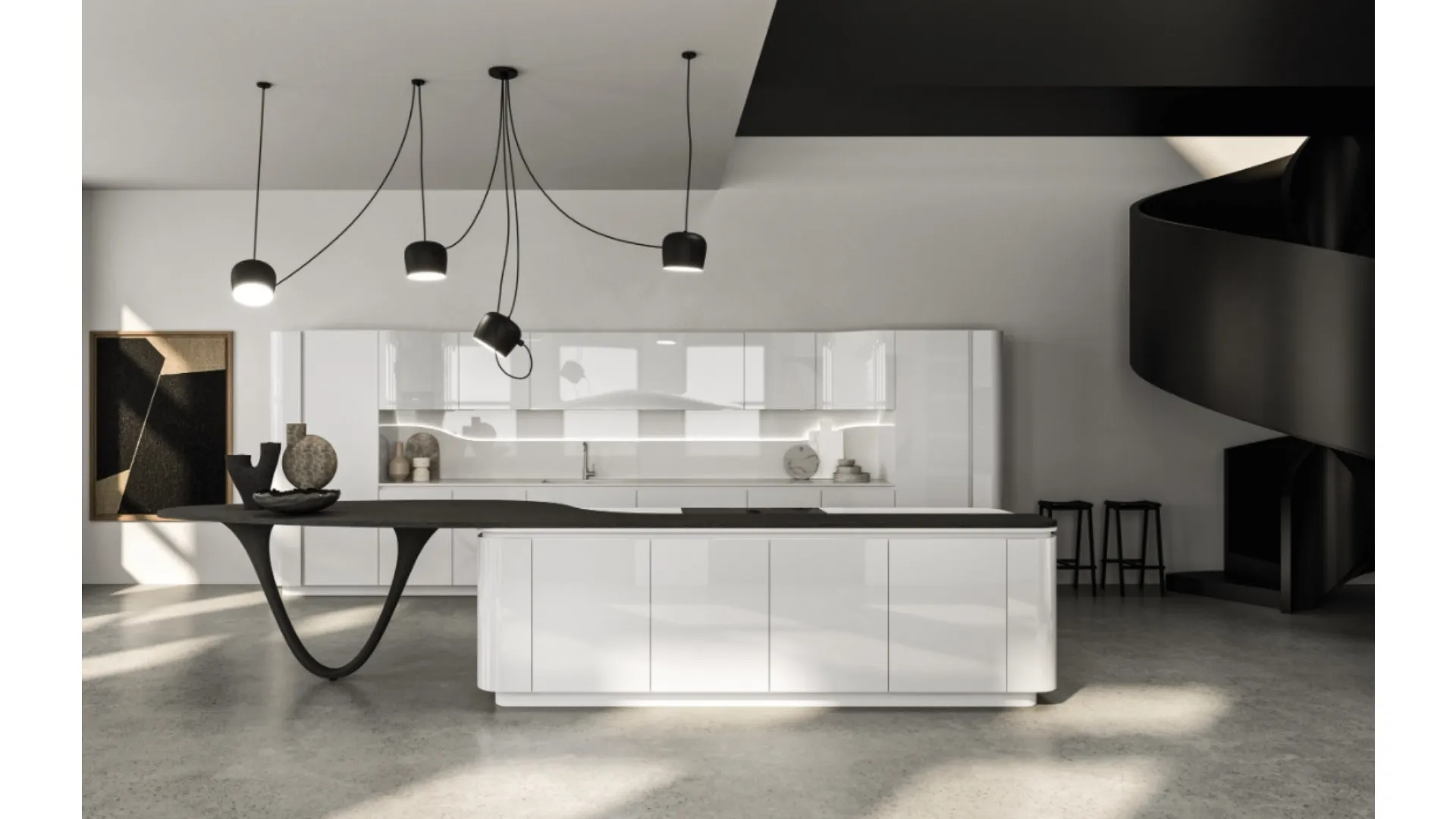 Cucina Design con isola Ola 04 di Snaidero