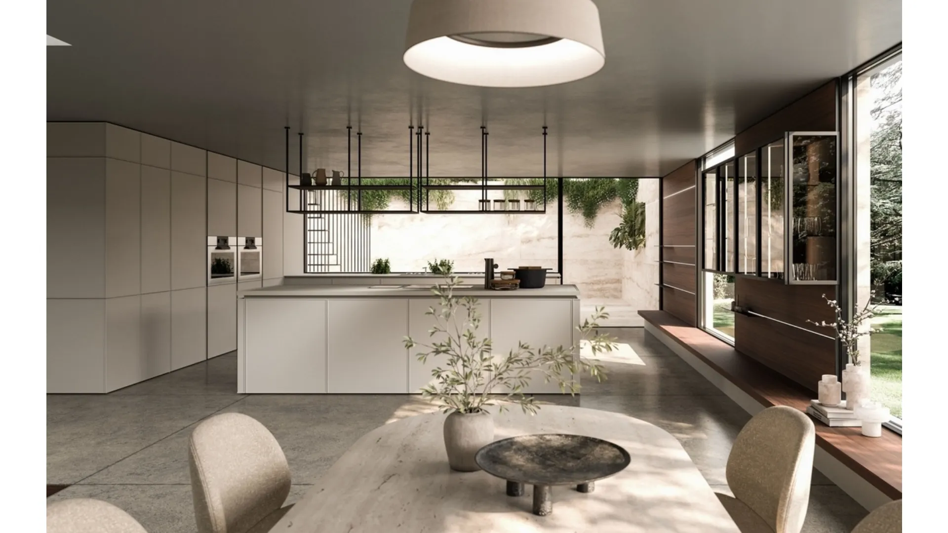 Cucina Design con isola Quadra 03 di Snaidero