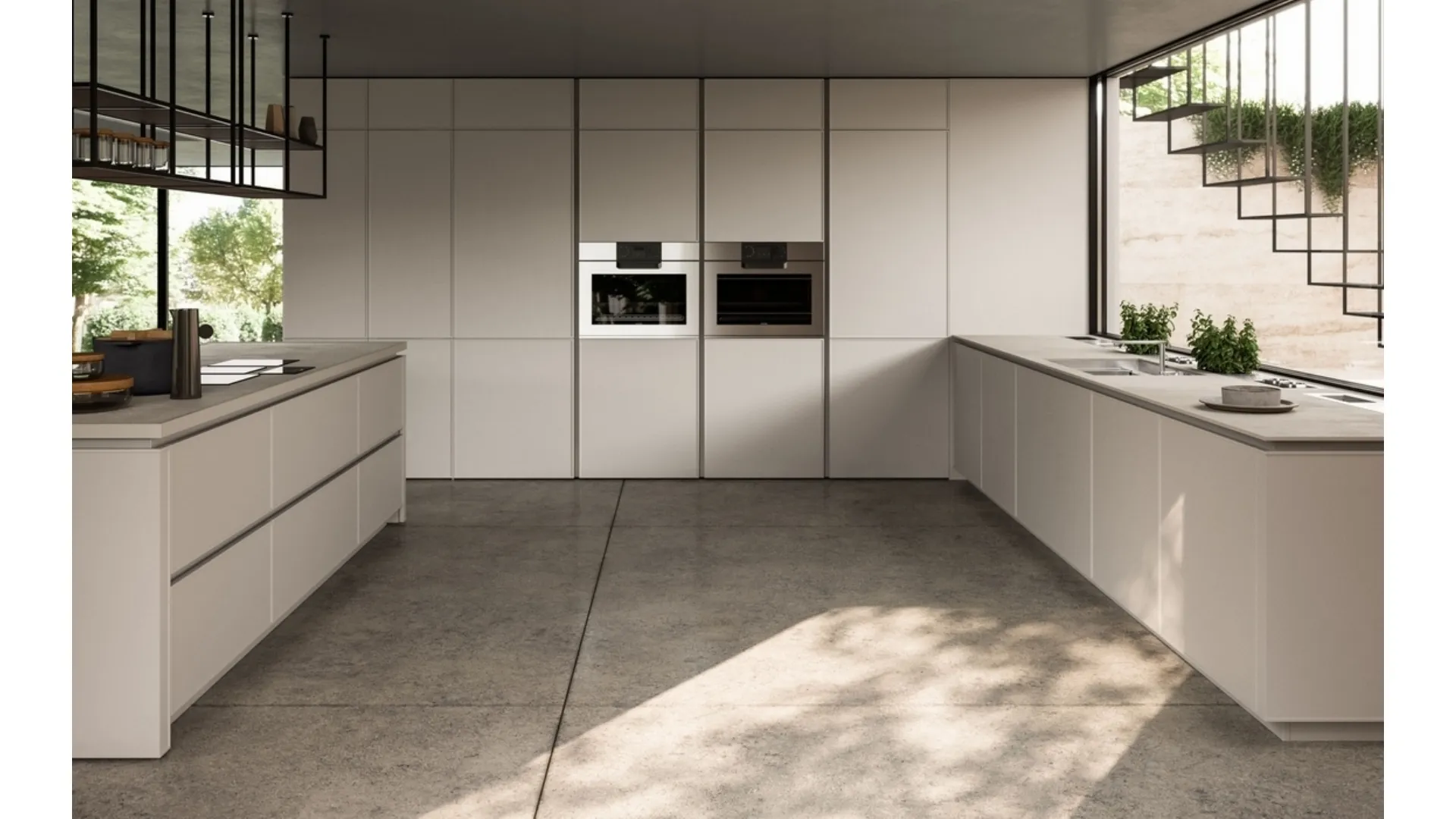 Cucina Design con isola Quadra 03 di Snaidero