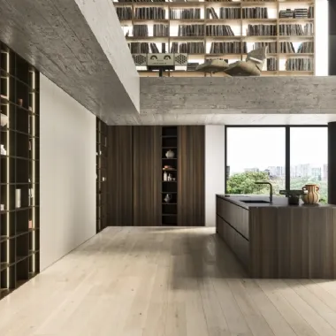 Cucina Design con isola Way 01 di Snaidero