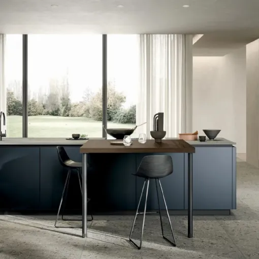 Cucina Moderna con isola Aria Tech 03 di Forma Cucine