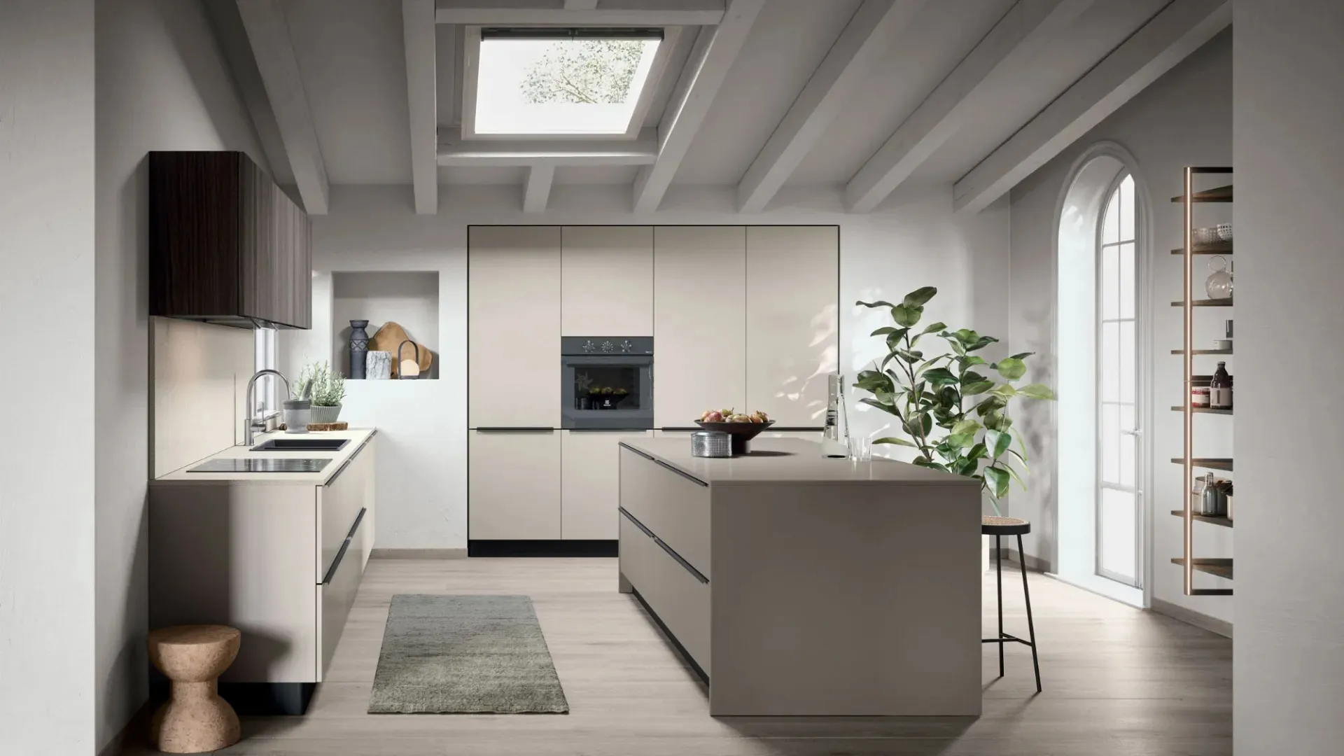 Cucina Moderna con isola Colibrì Intra di Forma Cucine