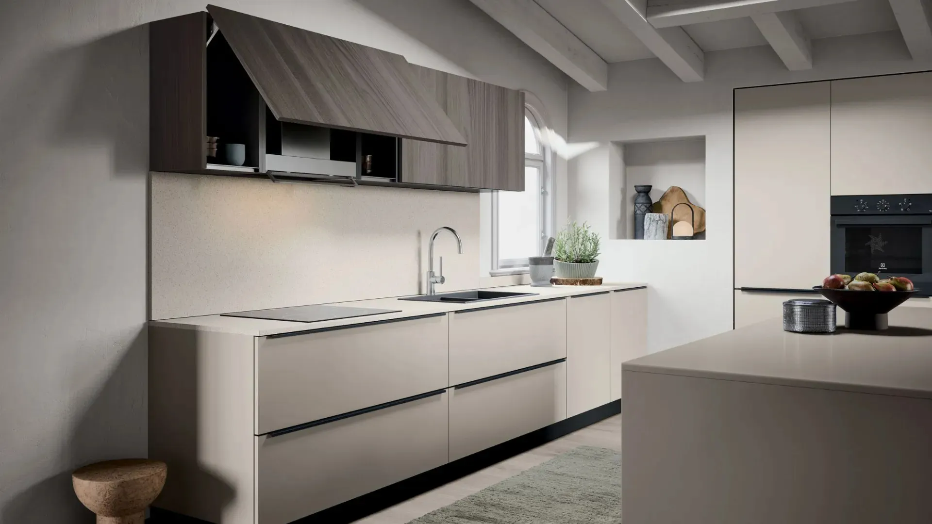 Cucina Moderna con isola Colibrì Intra di Forma Cucine