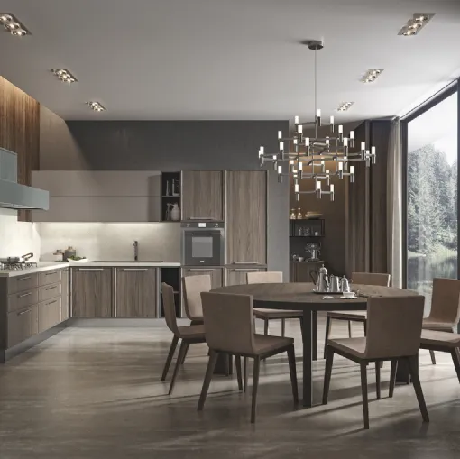Cucina Moderna Etica Estetica angolare di Home Cucine