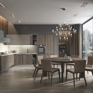 Cucina Moderna Etica Estetica angolare di Home Cucine