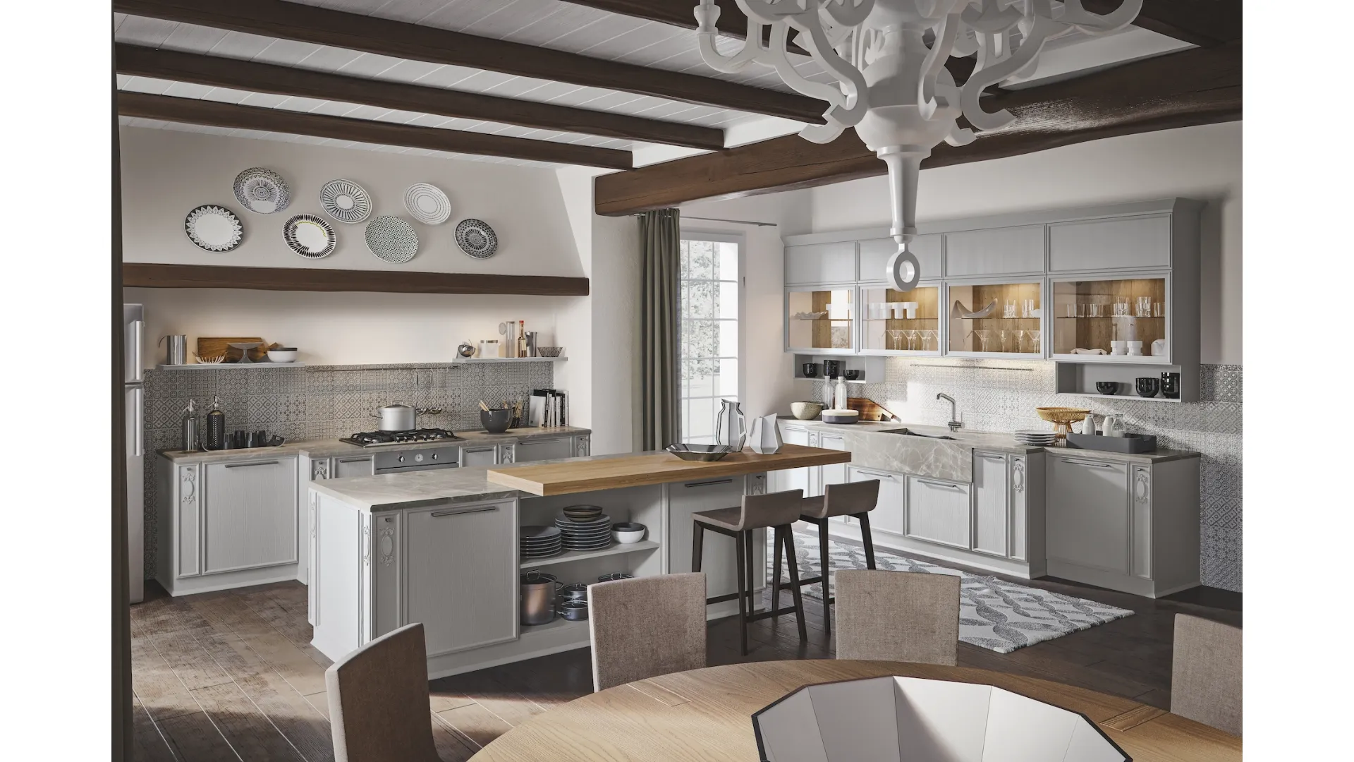 Cucina Moderna Estetica con isola di Home Cucine