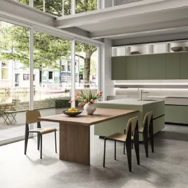 Cucina Moderna con isola Folio 02 di Snaidero