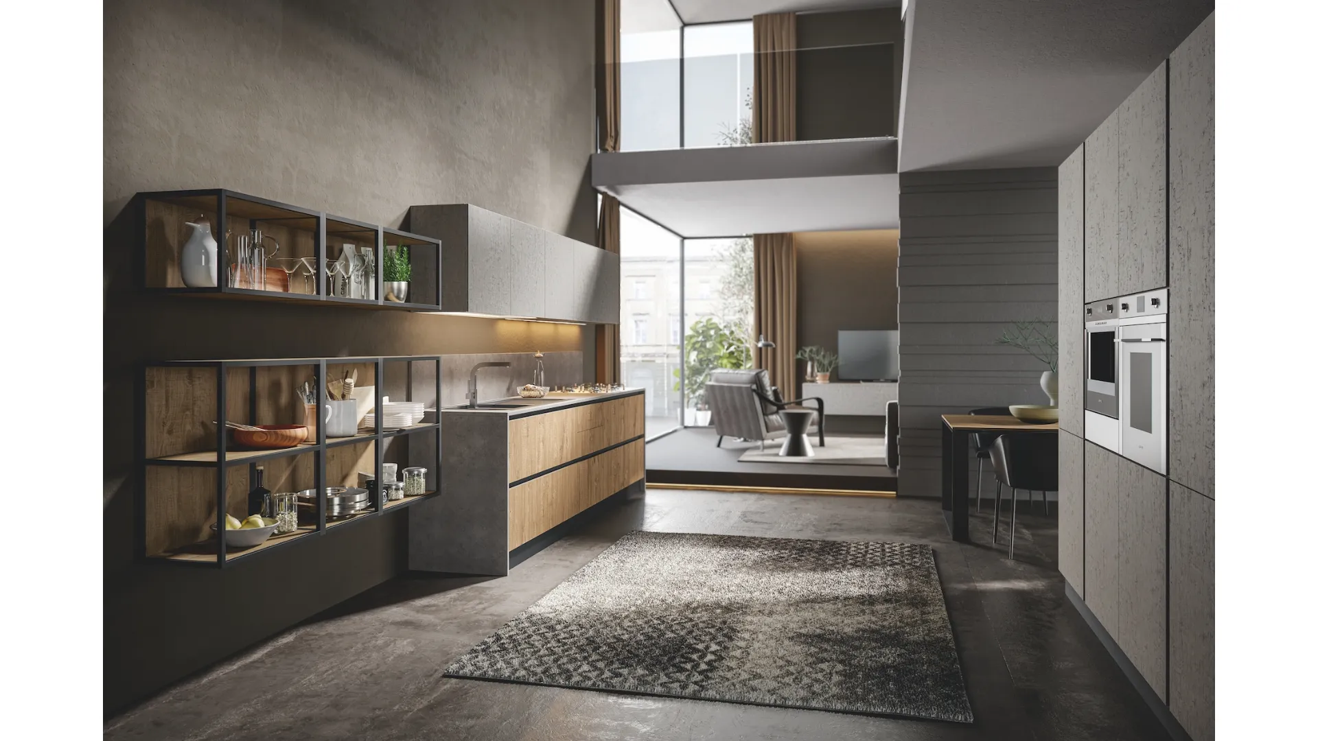 Cucina Moderna Genesi lineare di Home Cucine