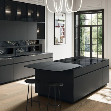 Cucina Moderna con isola Glass 2|0 04 di Arredo3