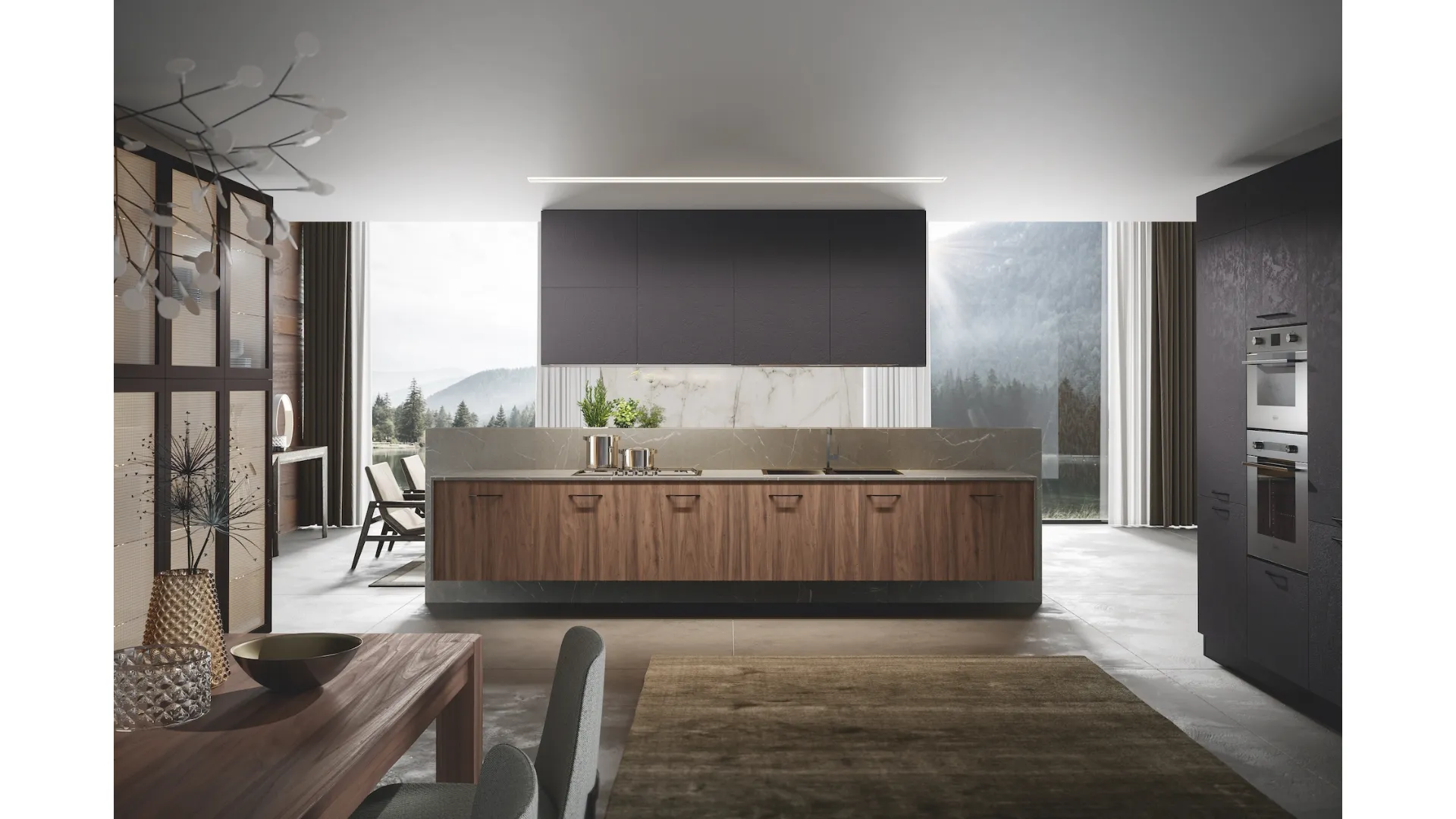 Cucina Moderna Genesi angolare di Home Cucine