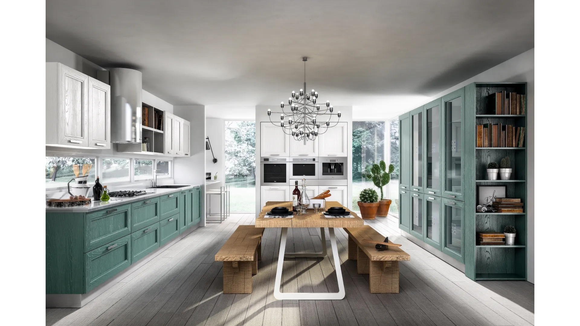 Cucina Moderna Metropoli angolare di Home Cucine