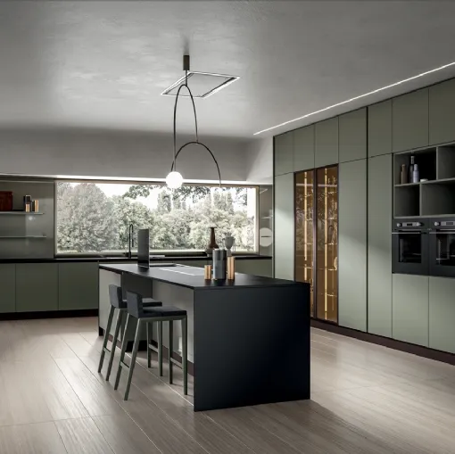 Cucina Moderna Klee con isola di Home Cucine