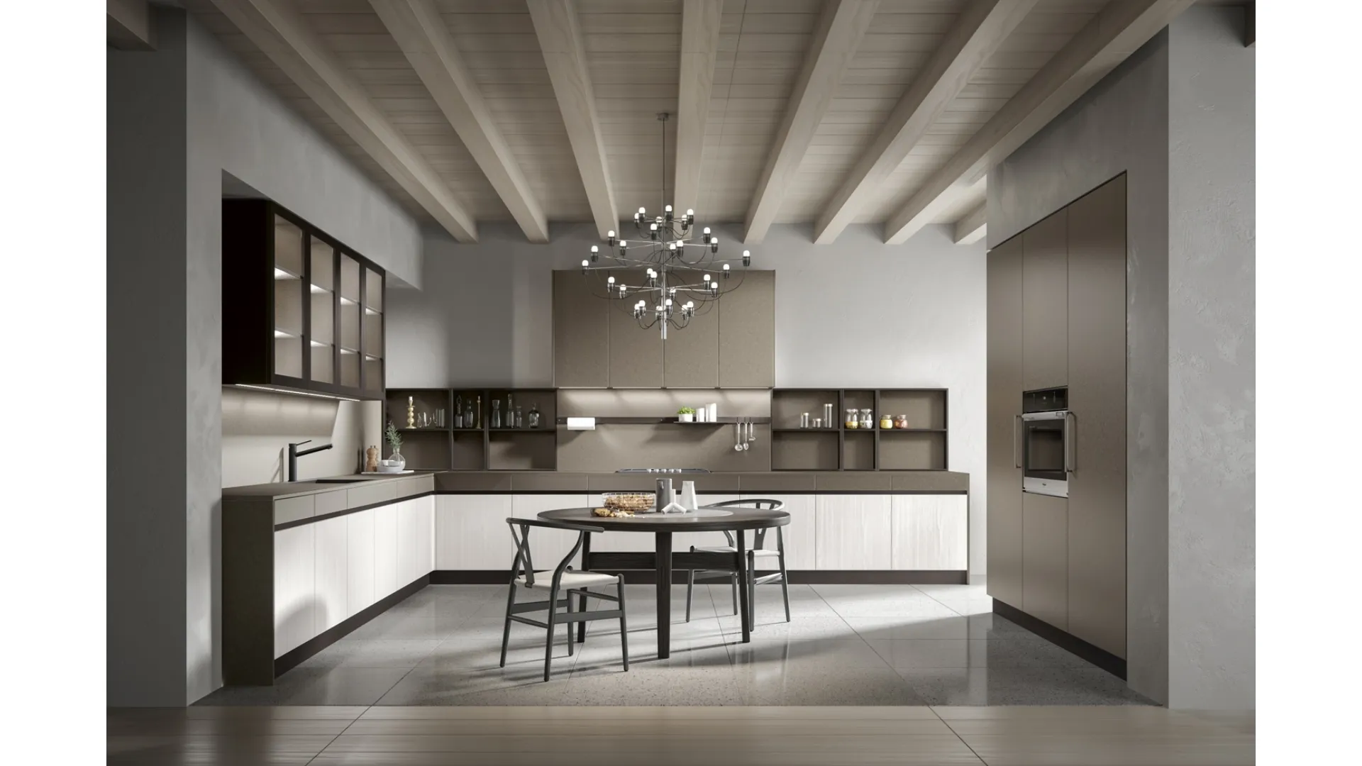 Cucina Moderna Logos angolare di Home Cucine