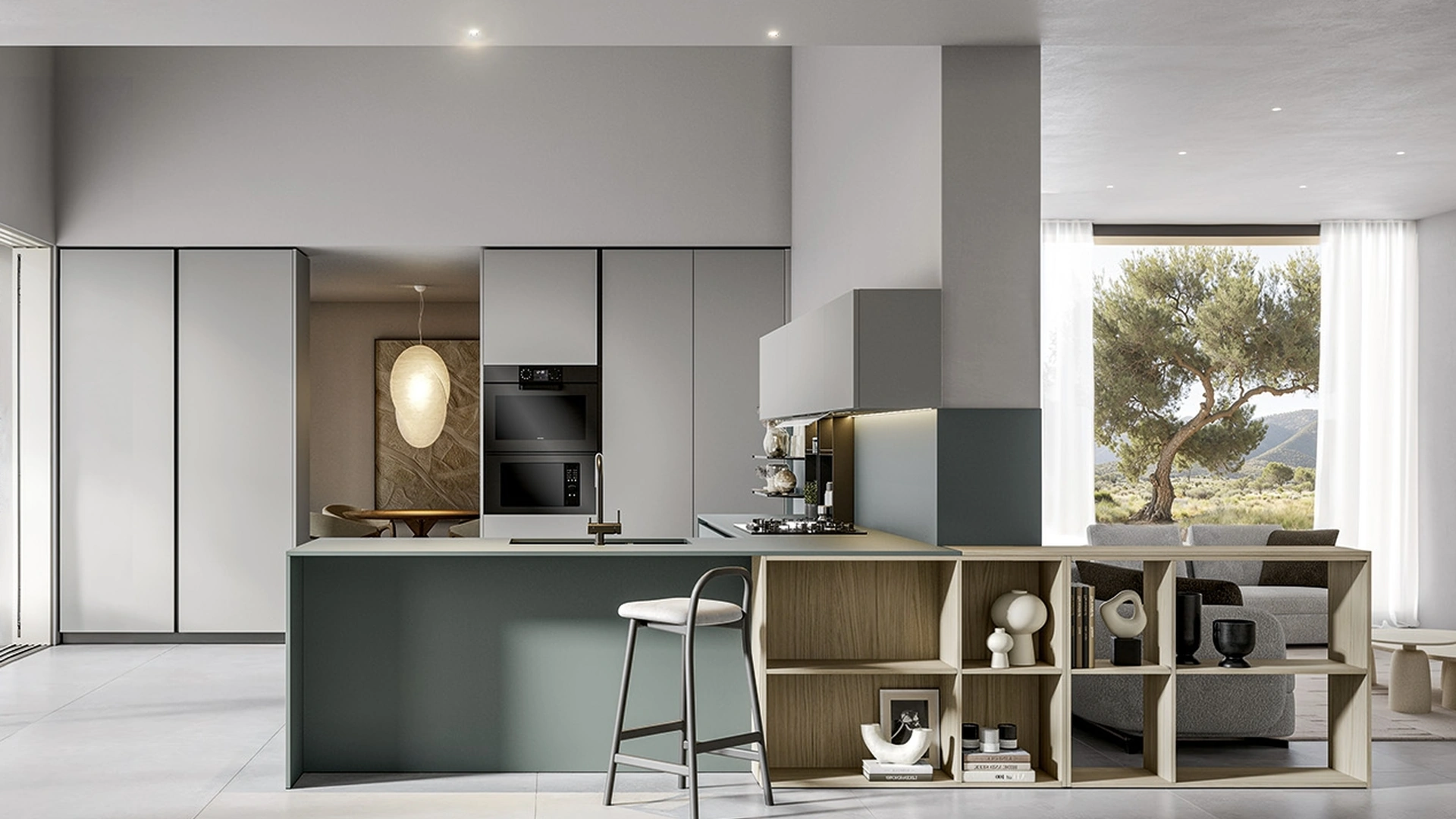 Cucina Moderna Nexa con penisola di Home Cucine