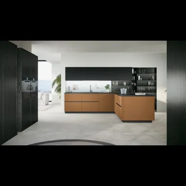 Cucina Moderna con penisola Trend 03 di Forma Cucine