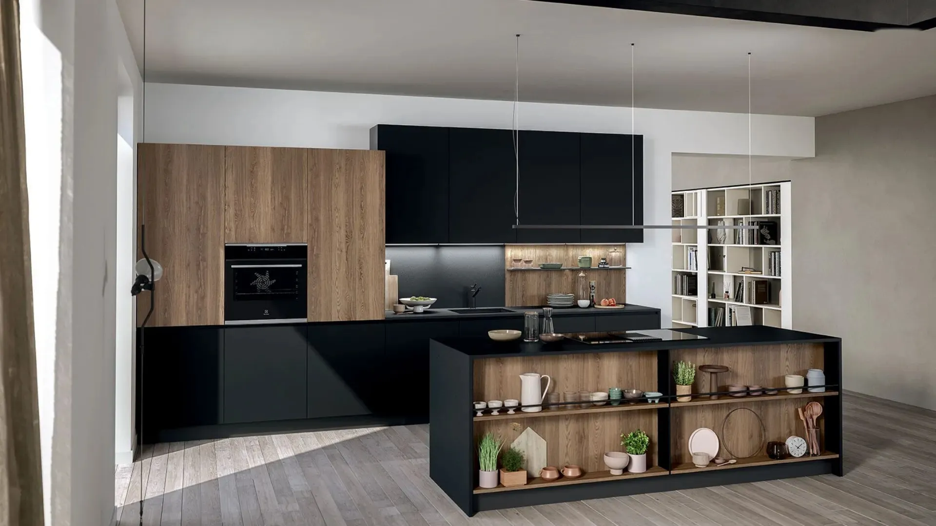 Cucina Moderna con isola Trend Linea di Forma Cucine